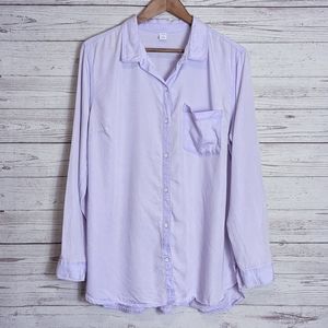 OLD NAVY LILAC BUTTON UP SHIRT